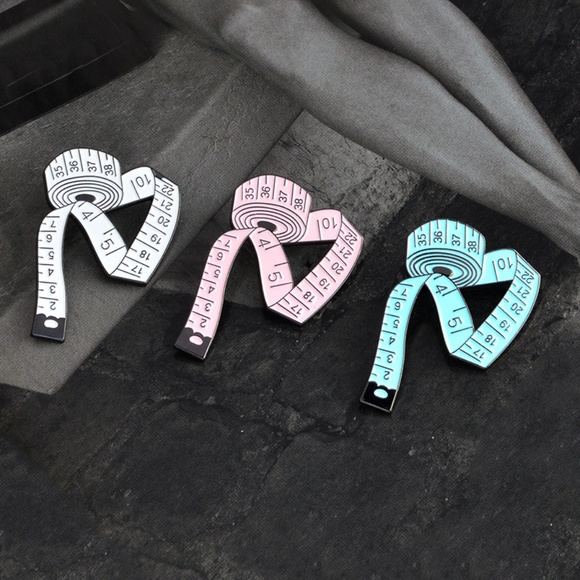 NEW Ruler Enamel Pin Brooch - Picture 3 of 8